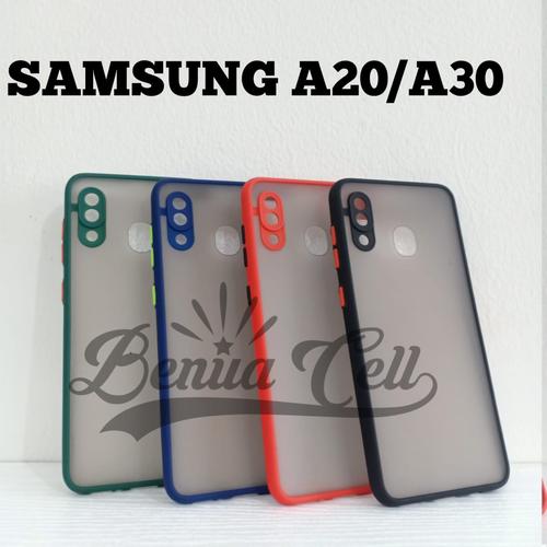 Jual SOFTCASE SAMSUNG A20 - CASE MATTE FULL COLOUR SAMSUNG A20 A30 -  HITAM/RANDOM - Jakarta Utara - BenuaCell | Tokopedia