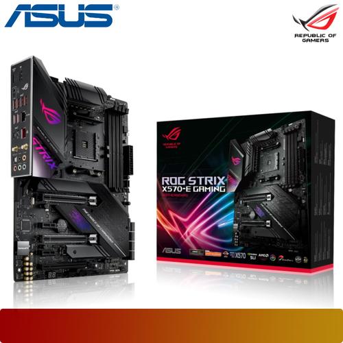 Foto Produk Motherboard ASUS - ROG STRIX X570-E GAMING Ryzen AM4 ATX Form Factor dari Nano Komputer