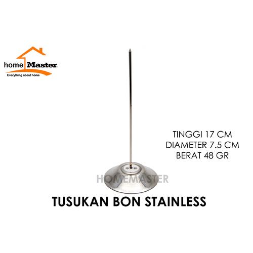Gambar HomeMaster Tusukan Bill/Memo/Bon/Nota Stainless TSBON dari HomeMasterID Jakarta Utara Tokopedia