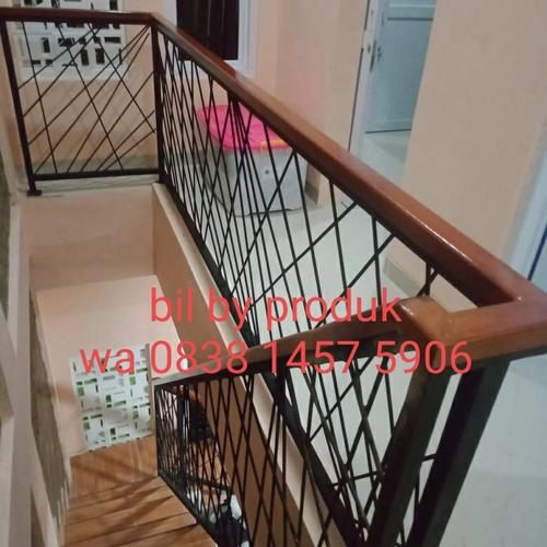 Jual railing besi minimalis. railing tangga. tangga besi. tangga ...