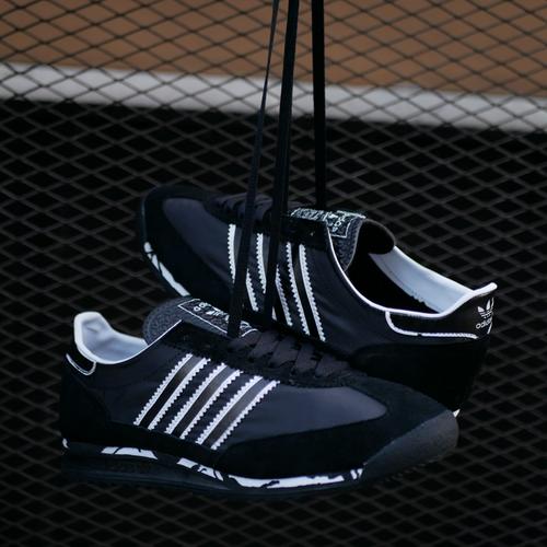 Jual SEPATU pria ADIDAS SL 72 BLACK WHITE PRINT blue white, 40