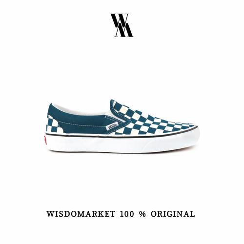 coral checkerboard vans