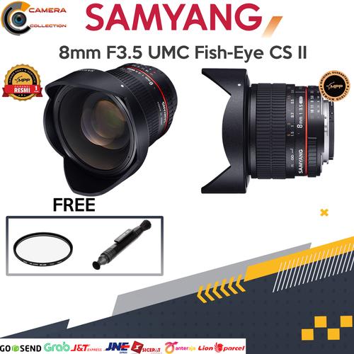 Jual Samyang 8mm F3.5 UMC Fish-Eye CS II Canon EF - Kota