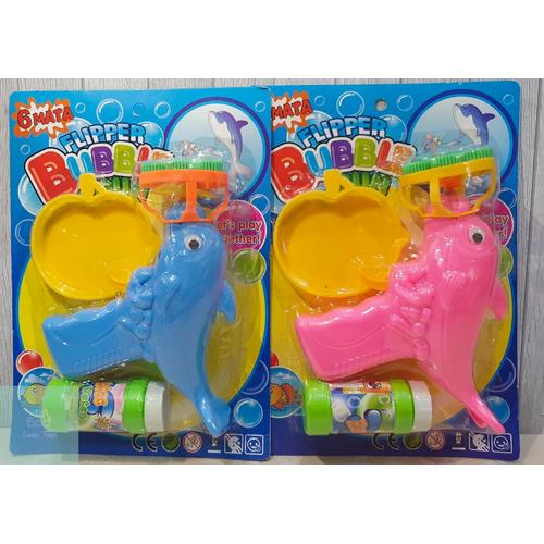 Gambar BUBBLE GUN DOLPHIN - MAINAN SABUN GELEMBUNG TEMBAKAN PISTOL AIR SABUN dari Lumi Toys Jakarta Utara Tokopedia