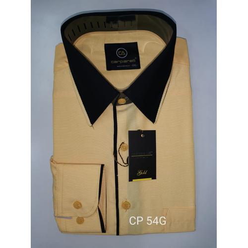 Gambar Kemeja Kombinasi Carparelli - Katun Filafil - CP54G - M dari Alif Fashion ID Kab. Lamongan Tokopedia