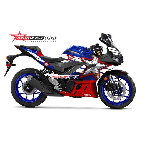 Logo R25 Bulat Jual Decal Sticker Motor Motoblast - New R25 Livery Capt America-Full ...