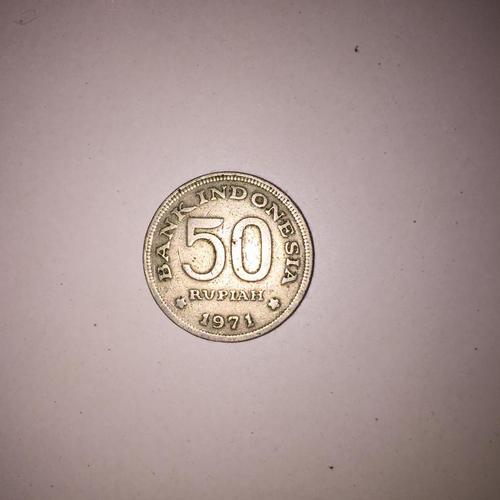 Jual UANG LOGAM 50 RUPIAH TAHUN 1971 MAHAR NIKAH BURUNG CENDRAWASIH ...