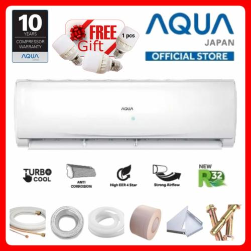Gambar AC AQUA JAPAN 1/2 pk + PASANG INSTALASI Kr5 ane 0.5 pk - UNIT ONLY dari NLK Kota Tangerang Tokopedia