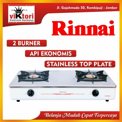 Jual KOMPOR RINNAI 2 TUNGKU RI-602 E/EW - black - Kab. Jember - Viktori  Elektronik Rambipuji | Tokopedia