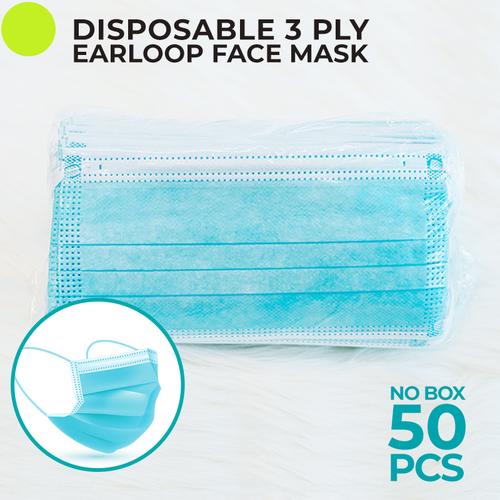 Foto Produk Masker Kesehatan Earloop 1pack isi 50 - Earloop No Box dari indoshare_id