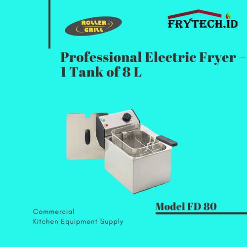 Jual Mesin Electeric Deep Fryer Roller Grill FD 80 Deep Fryer 8 liter