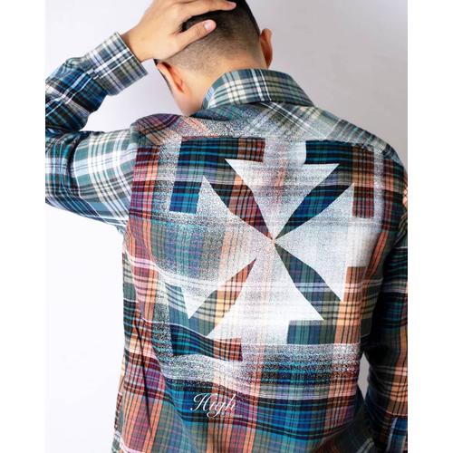 Promo Off White FW20 Stencil Flannel 
