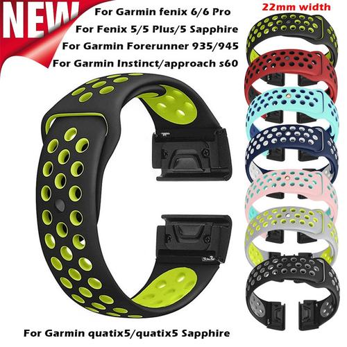 Jual Tali jam DOT Garmin Fenix 6 Pro 5 Plus s60 s62 D2 935 945 MARQ 22mm -  PINK GREEN - Kota Tangerang Selatan - HANGERMEDAL DOT COM | Tokopedia
