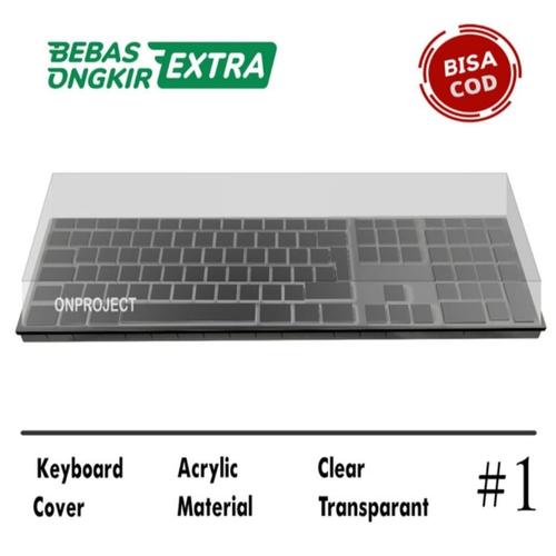 Gambar Cover Keyboard Akrilik / Pelindung Keyboard / Tutup Keyboard custom - tutup keycaps, Bening dari onproject Kab. Sleman Tokopedia