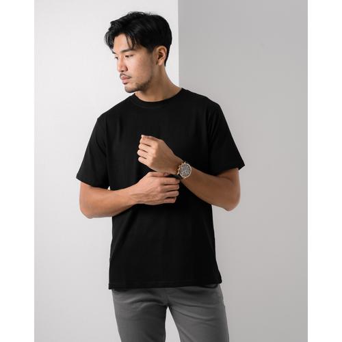SOM - Basic Black Slim Fit T-Shirt - S 