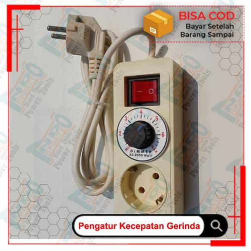 Jual Dimmer Speed Control Gerinda Max 2000 Watt 220 Voltase Variable