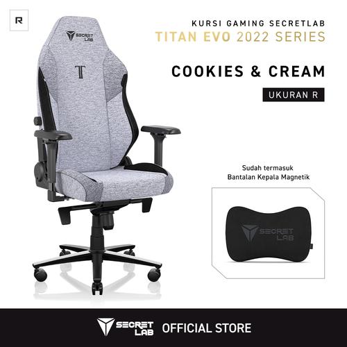 Gambar Secretlab TITAN Evo 2022 SoftWeave® Plus Kursi Gaming-Cookies & Cream - Regular dari Secretlab Jakarta Timur Tokopedia