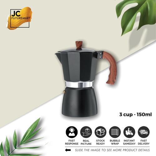 6 CUP - COFFEE ESPRESSO MAKER MOKAPOT 