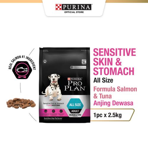 Foto Produk PRO PLAN Dog Adult Sensitive Skin&Stomach All Size Salmon & Tuna 2,5kg dari PURINA store