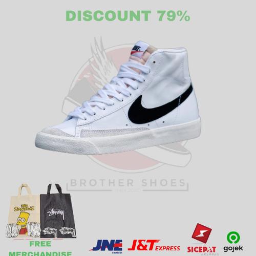 Jual SEPATU NIKE BLAZER VINTAGE MID 77 WHITE BLACK ORIGINAL - Putih, 39 -  Kota Tangerang Selatan - BrotherShoes69 | Tokopedia