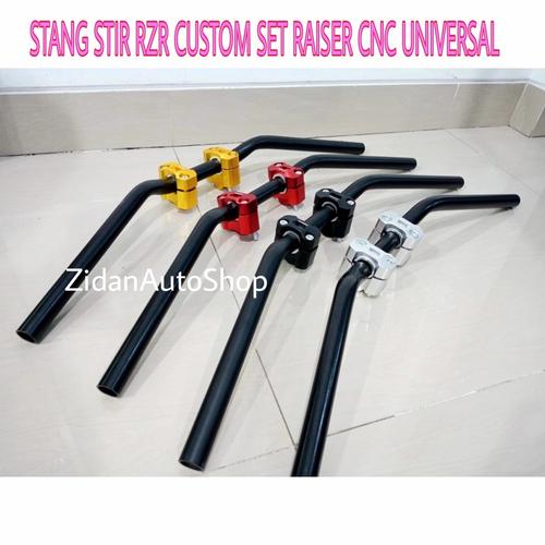 Jual STANG STIR RZR CUSTOM SET RAISER CNC UNIVERSAL SATRIA CB150R Tiger ...