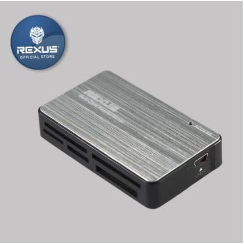 Jual Card reader writer rexus Cf-Sd-Tf-Ms-Xd-Micro ms 6 slot usb2.0 rxc ...