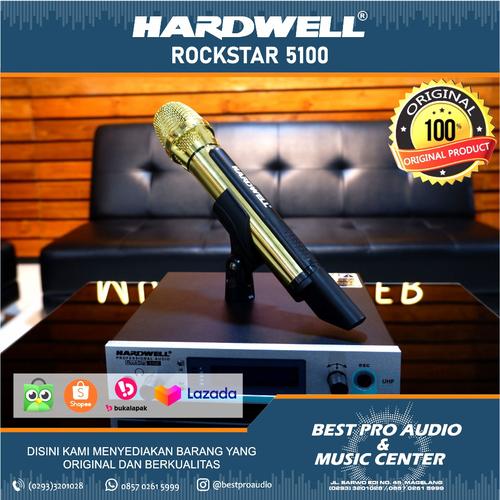 Gambar Mic wireless Hardwell ROCKSTAR 5100 Single Mic GOLD EDITION (ORGINAL) dari Best pro audio Kab. Magelang Tokopedia