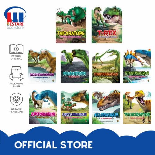 Gambar Buku Cerita Anak - Seri Pengenalan Dinosaurus - zikrul - t rex dari Bestari Book Store Jakarta Timur Tokopedia