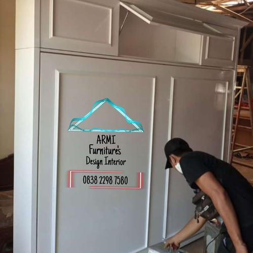 Jual Wall bed hidrolik uk 160 atas 220 finishing full duco