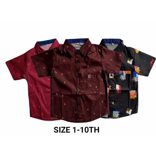 Foto Produk Kemeja Anak Motif Size 1-10thn - UKURAN 8 dari hafiya kids shop 2