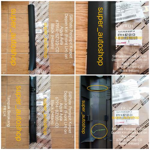 Jual SillPlate Penjepit Karpet Depan Kiri Front LH Agya