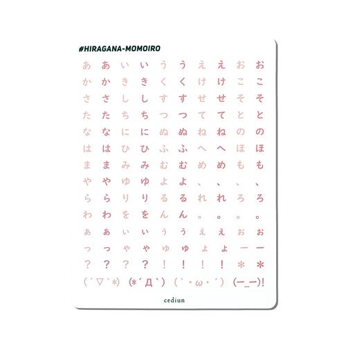 Jual Japanese Alphabet Stickers Deco Alfabet Jepang Abjad Hiragana