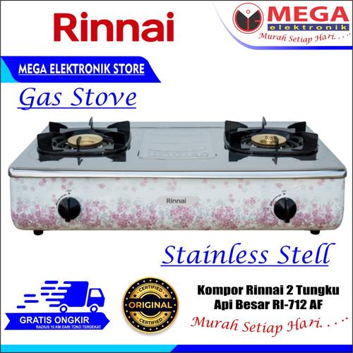 Jual Kompor Rinnai 2 Tungku Ri 712 Af Ri 712 Af Ri712af Bergaransi Kab Purworejo Mega Ec Purworejo Tokopedia