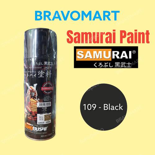 Jual SAMURAI PAINT CAT SEMPROT WARNA 109 BLACK HITAM 400ml Jual SAMURAI PAINT CAT SEMPROT WARNA 109 BLACK HITAM 400ml