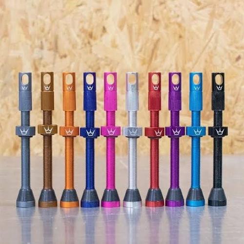 Peaty's Kit Valves Tubeless X Chris King MK2 42 mm / 60 mm, Aluminium, Rouge | Maciag Offroad