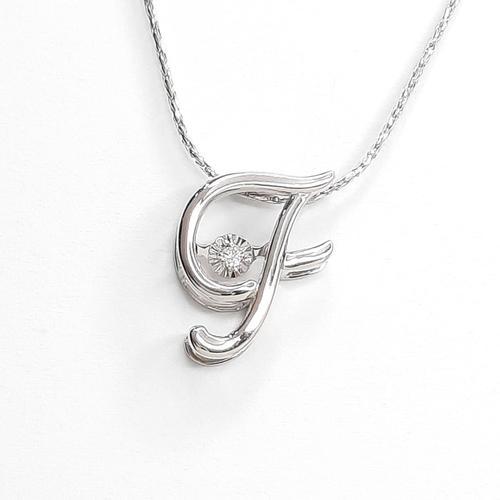 Jual Dancing Diamond Pendant Letters 