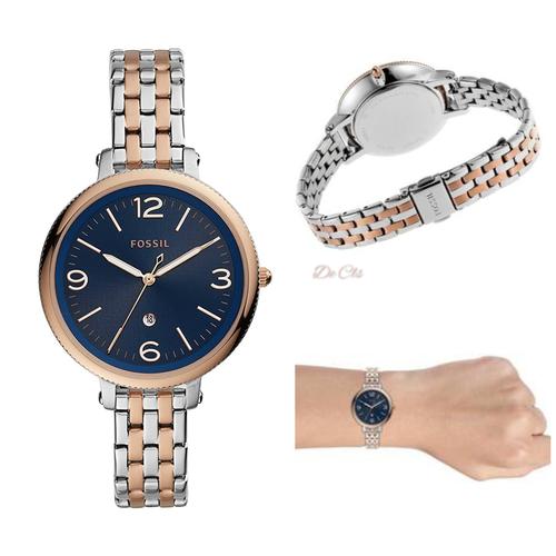 Jual Jam Fossil ES4925 Monroe two tone 