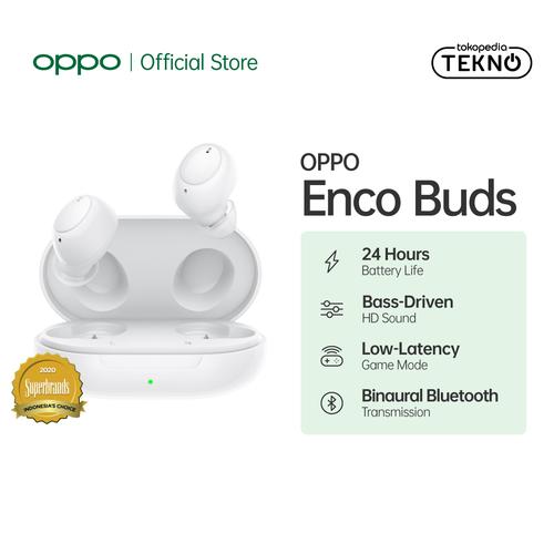Foto Produk OPPO Enco Buds W12 (Garansi Resmi) - Putih dari OPPO OFFICIAL STORE