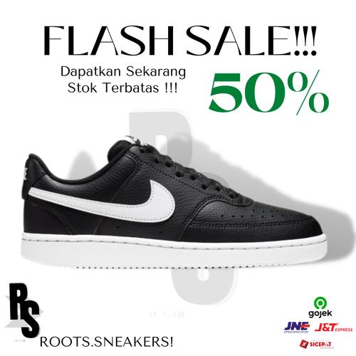 Jual NIKE COURT VISION BLACK WHITE - 37 - Kota Tangerang Selatan - ROOTS.  SNEAKERS | Tokopedia