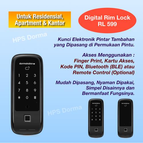 Gambar Digital Rim Lock dorma kaba RL 599 dari HPS Dorma Jakarta Barat Tokopedia