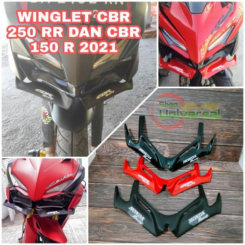 Foto Produk WINGLET CBR 250 RR winglet honda cbr250RR winglet cbr 250rr - hitam doff dari Shop Universal