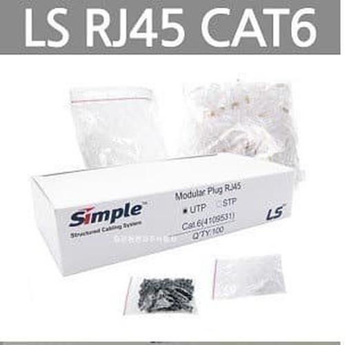 Jual Connector RJ45 LS CAT6 Original LS-MP-UC6-RJ45-TR-A1 (isi 100 Pcs ...
