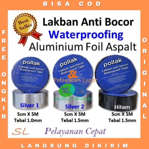 Gambar Lakban Anti Bocor Aluminium Foil Tape penambal atap bocor serba guna - Silver 1 dari Super Lakban Kab. Tangerang Tokopedia