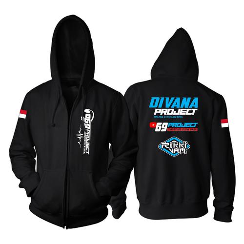 Jual Jaket Zipper Dj 69 Project Divana Project Rikki Vam Big Size Jumbo ...