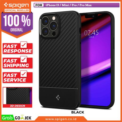 Gambar Case iPhone 13 Pro Max 13 Mini Spigen Core Armor Soft Anti Slip Casing - 13 Mini, Black dari Spigen Official Jakarta Barat Tokopedia