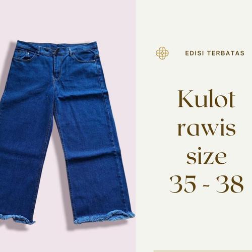 Celana boyfriend jeans kulot rawis 35 