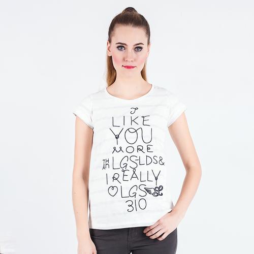 Promo Slim Fit - Ladies T-Shirt - White 