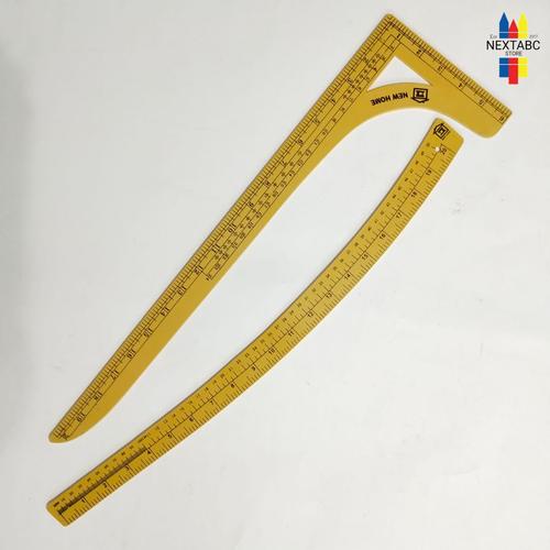 23070-25020 1pcs IGZENGURX Penggaris Plastik Set 20cm Polos ZX-030