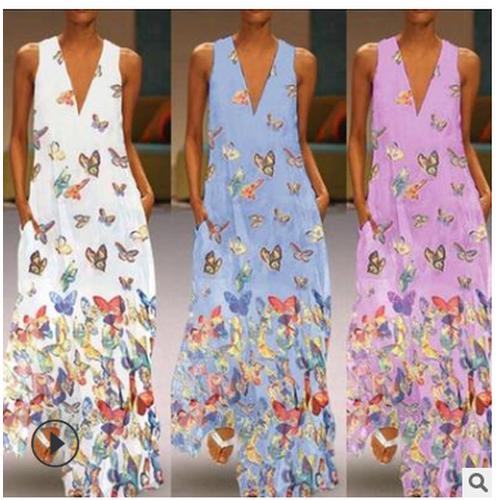 Jual Women Casual Sleeveless V Neck 