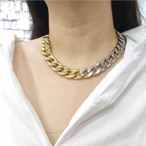 Promo kalung rantai wanita titanium mix 